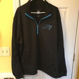 Men’s Carolina Panthers 1/4 zip NFL jacket